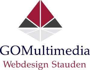 Dieses Bild zeigt das Logo des Unternehmens GOMultimedia Webdesign Stauden